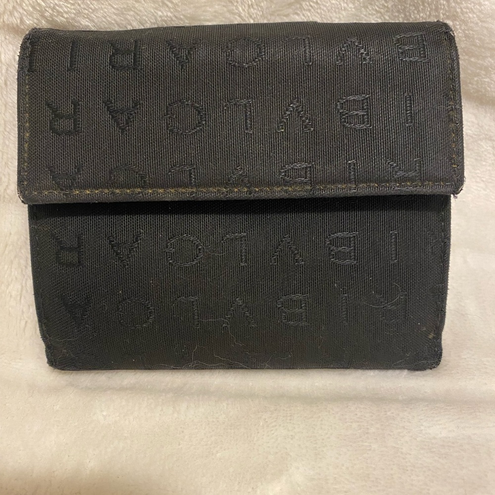 Bvlgari Logo Mania canvas bi-fold wallet in black ✅ COA - Picture 3 of 11
